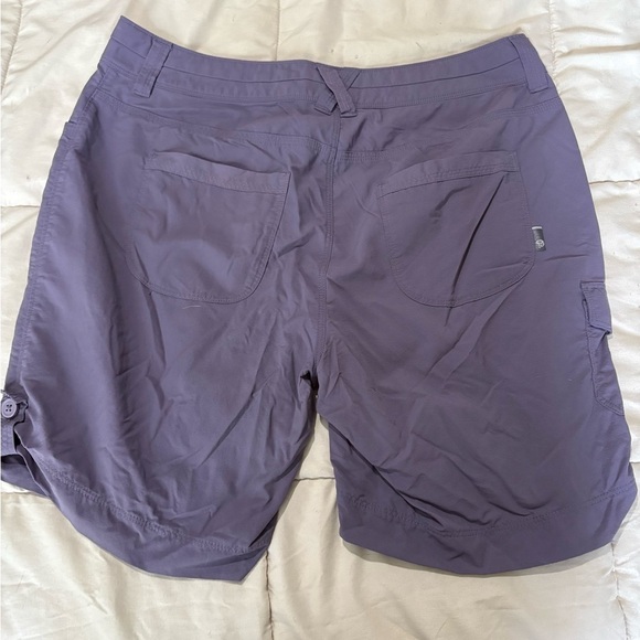 Mountain Hardware Miranda cargo hiking shorts purple size 8 - Picture 2 of 9